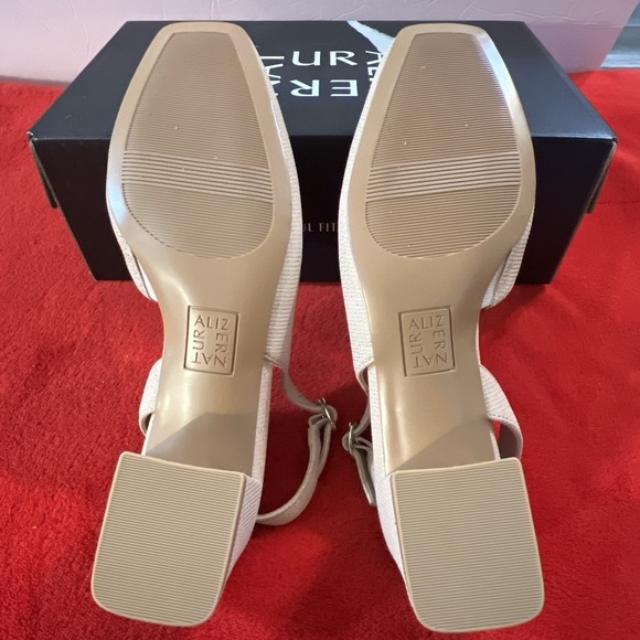 Naturalizer Jayla Comfort Slingback Pumps Sandals Shoes And Women's Sz 8 Sand - Picture 14 of 16